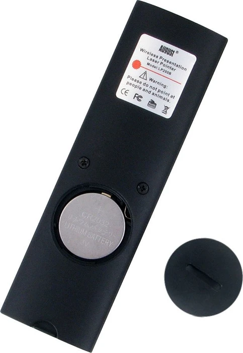 August LP200B Presenter mit Laserpointer schwarz, USB-A