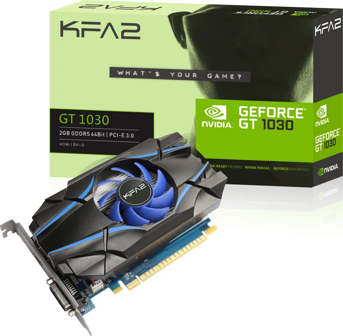 KFA2 GeForce GT 1030, 2GB GDDR5, DVI, HDMI