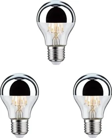 Paulmann Modern Classic Edition LED Tropfen E27 4.8W/827 warmweiß Kopfspiegel silber