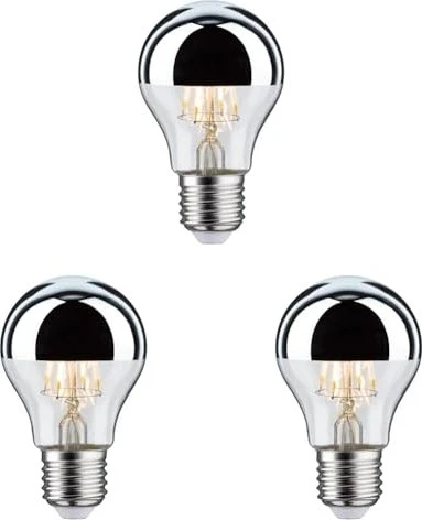 Paulmann Modern Classic Edition LED Tropfen E27 4.8W/827 warmweiß Kopfspiegel silber