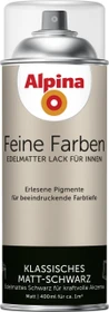 Alpina Farben Feine Farben Sprühlack innen schwarz matt, 400ml