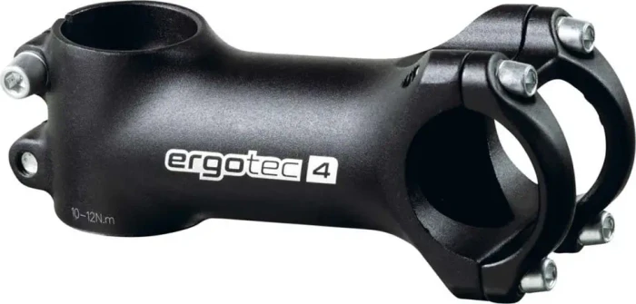 Ergotec Crab 31.8mm/28.6mm +7° Vorbau 90mm schwarz sandgestrahlt