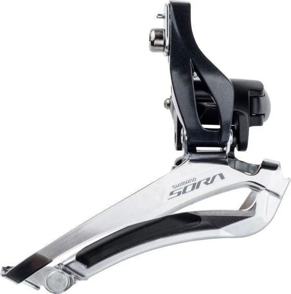 Shimano Sora FD-R3000-B 2-fach 9s Umwerfer Schelle (Bottom Swing) 34.9mm (EFDR3000X)