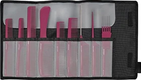Jaguar A599-14 A-Line Kamm-Set berry, 9-tlg.