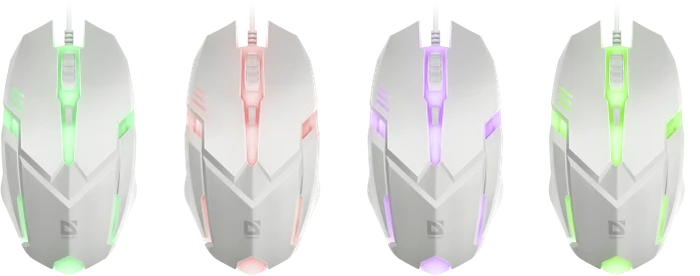 Defender Cyber MB-560L Wired Optical Mouse weiß, USB