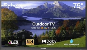 Sylvox 75" Teilsonnen-Außenfernseher (Deck Series)