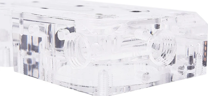Alphacool Eisdecke Acryl DDC Dual Pumpenaufsatz, G1/4