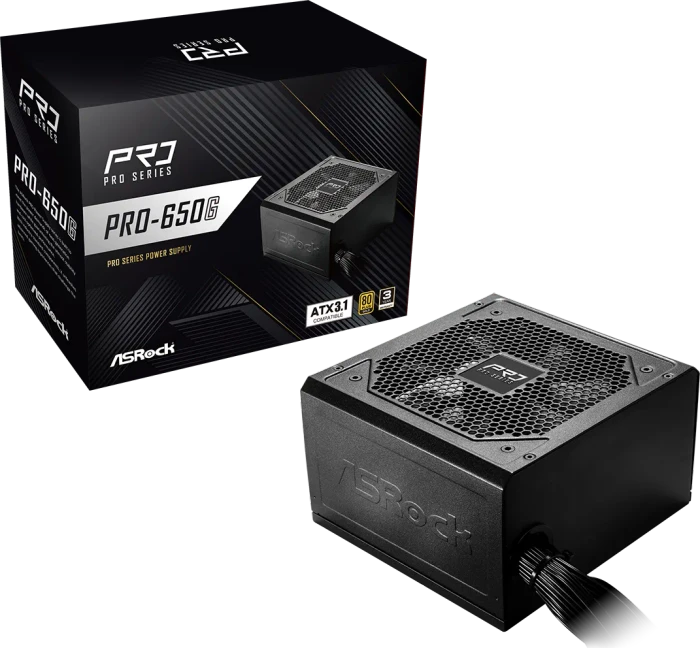 ASRock PRO Series Gold PRO-650G 650W, ATX 3.1