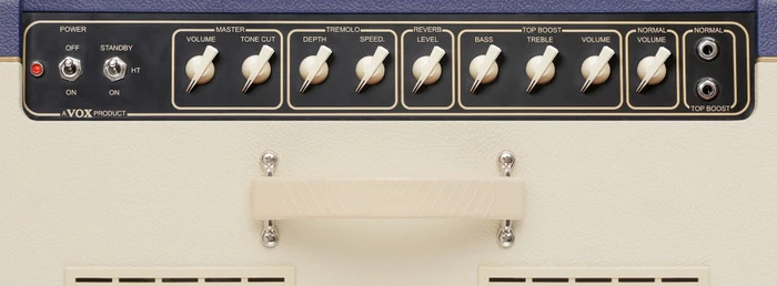 VOX AC15C1 Custom Limited Edition Two Tone Blue & Cream
