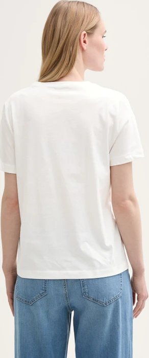 Tom Tailor Print T-Shirt kurzarm offwhite (Damen)