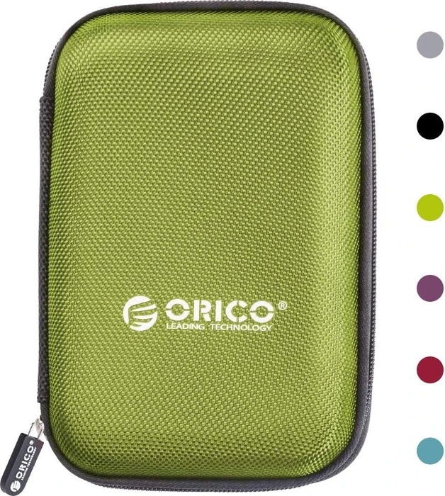 Orico 2.5" HDD Protection Bag, Tasche für externe Festplatte, 2.5", grün
