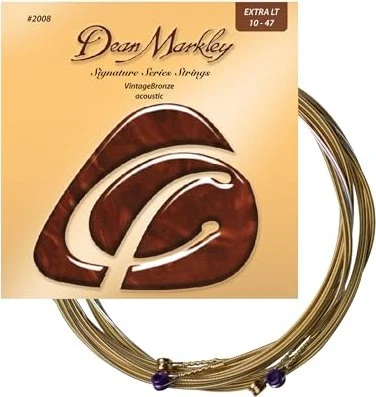 Dean Markley VintageBronze Acoustic Signature Series Extra Light