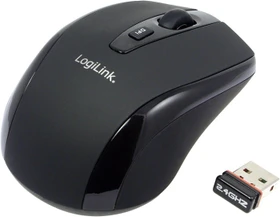 LogiLink Wireless Optical Mouse schwarz, USB (ID0031)