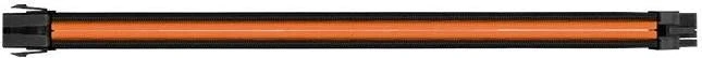 Thermaltake TtMod Sleeve Cable Verlängerung 30cm, schwarz/orange
