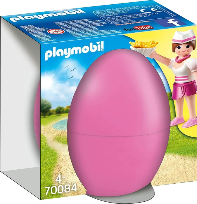 playmobil Ostereier Kellnerin mit Diner-Theke