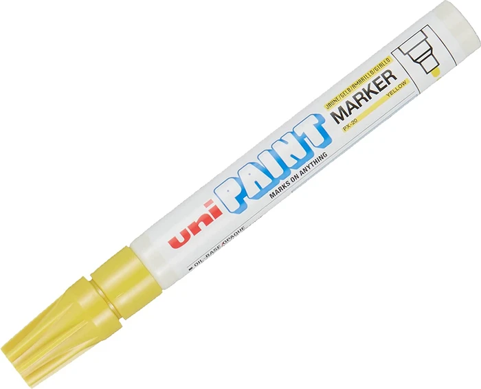 Uni-Ball uni-Paint PX-20 Lackmarker Rundspitze dick gelb
