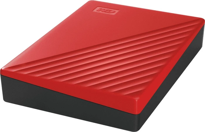 Western Digital WD My Passport Portable Storage, rot, 6TB, USB 3.0 Micro-B
