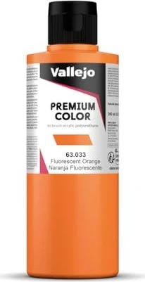 Vallejo Premium Airbrush Color orange fluo, 200ml