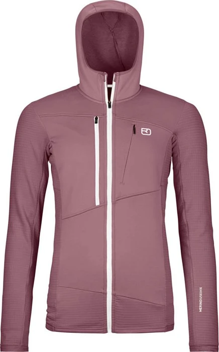 Ortovox Fleece Grid Hoody Funktionsjacke dusk rose (Damen)