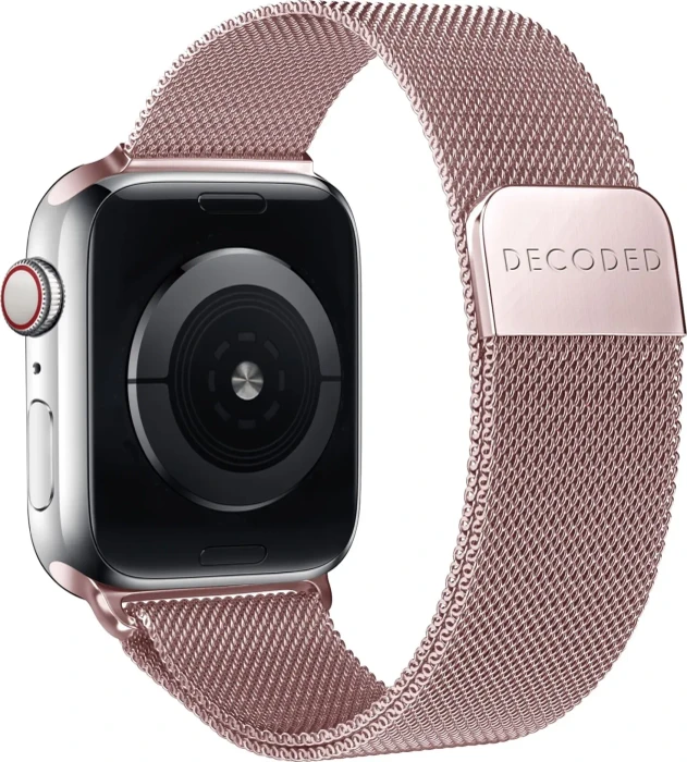 Decoded Stainless Steel Traction Strap für Apple Watch (38mm/40mm/41mm) rosegold