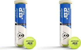Dunlop ATP Tennisbälle gelb, 4 Stück