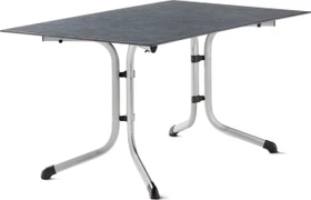 Sieger Boulevard Polytec Klapptisch 140x90cm graphit/schieferdekor anthrazit
