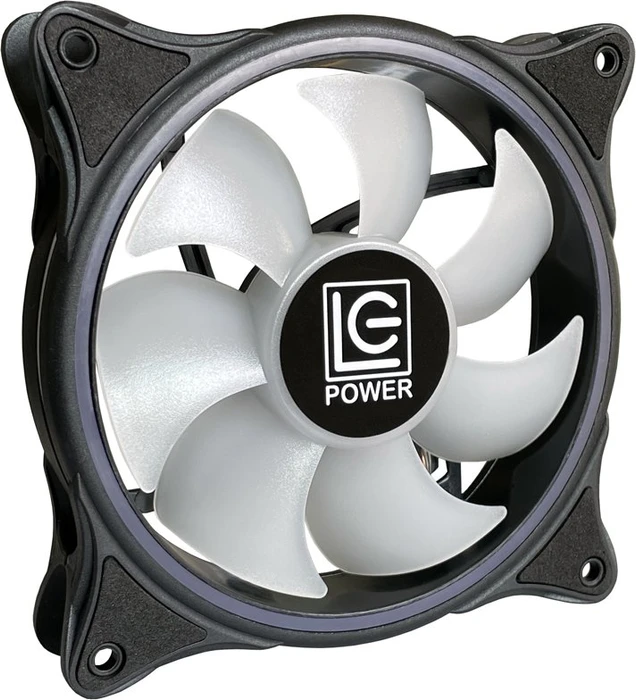 LC-Power Case Fan 120mm ARGB, schwarz, 120mm