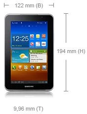 Samsung Galaxy Tab 7.0 Plus N P6201, weiß, 16GB, UMTS