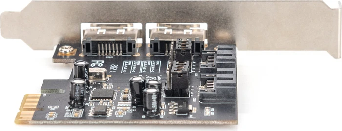 Digitus 2x SATA/2x eSATA, PCIe 2.0 x1