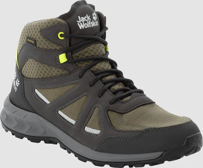 Jack Wolfskin Woodland 2 Texapore Mid khaki/green (Herren)