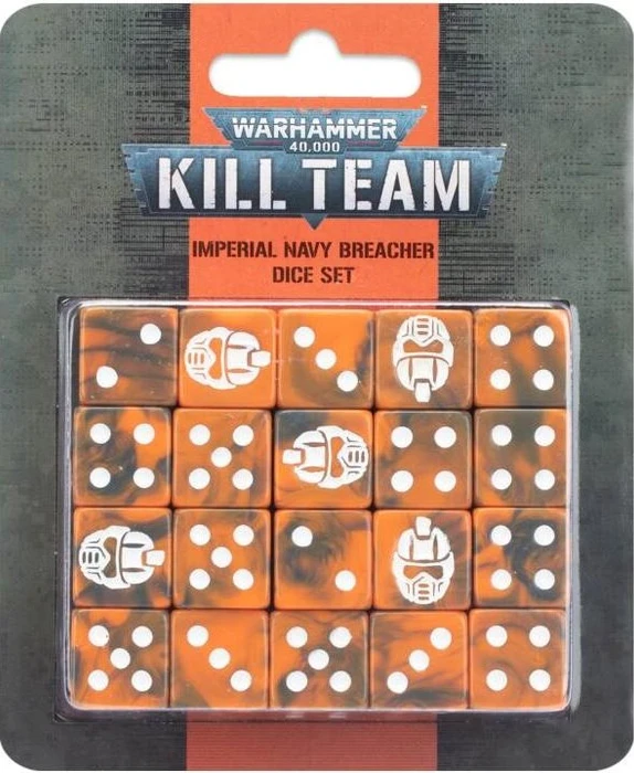 Games Workshop Warhammer 40.000 Kill Team: Würfelset Imperial Navy Breacher