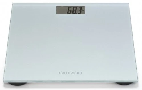 Omron HN-289-ESL digitale Personenwaage grau