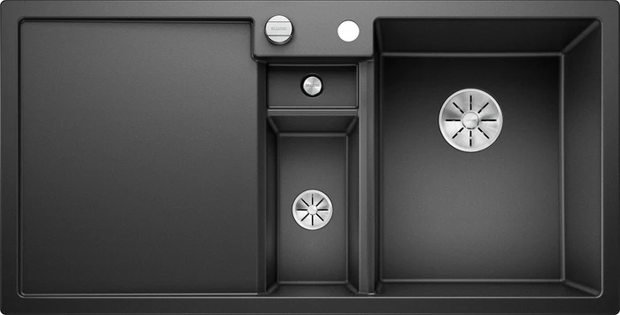 Blanco Collectis 6 S InFino Einbau Becken rechts mit Ablauffernbedienung felsgrau