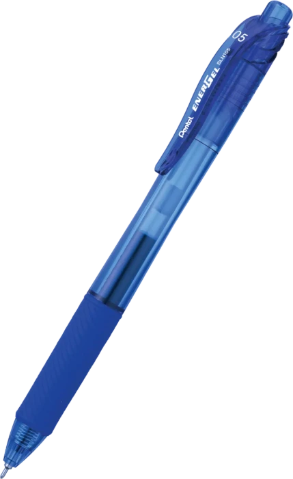 Pentel EnerGel X BLN105 0.5mm/0.25mm Gelroller blau/transparent