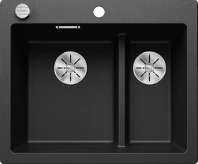Blanco Pleon 6 Split Becken links mit Ablauffernbedienung anthrazit