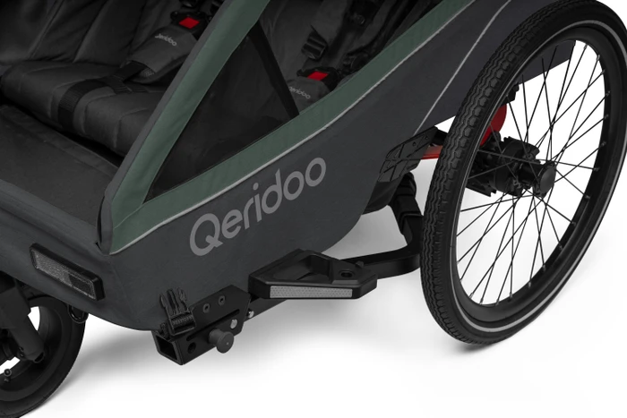 Qeridoo Kidgoo 2 Lite Fahrradanhänger ivy green (Modell 2026)