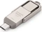 AmazonBasics Dual Thumb Drive Memory Stick 128GB Champagner-Silber, USB-A + USB-C, USB 3.2 Gen 1×1 Vorschaubild