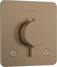 Hansgrohe Ecostat Comfort Q Thermostat Unterputz für 2 Verbraucher brushed bronze