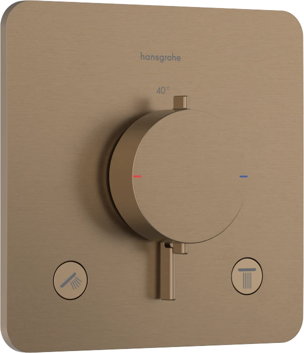 Hansgrohe Ecostat Comfort Q Thermostat Unterputz für 2 Verbraucher brushed bronze