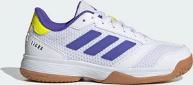 adidas Ligra 8 Indoor Handball cloud white/solar purple/solar lemon (Junior)