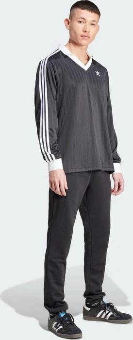 adidas Adicolor Piqué Football Shirt langarm schwarz (Herren)