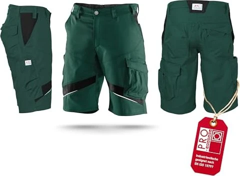 Kübler Activiq Shorts Hose moosgrün/schwarz