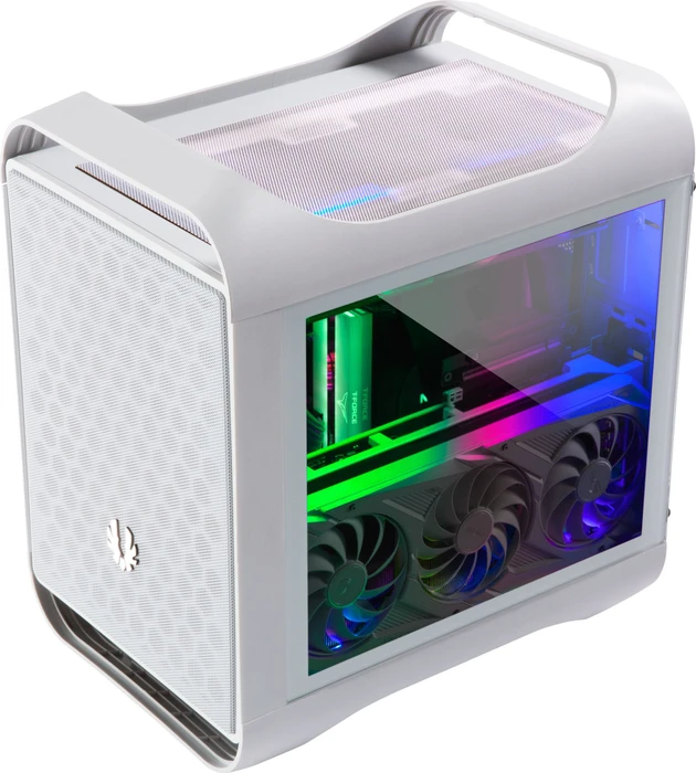 BitFenix Prodigy M 2022 ARGB, weiß, Glasfenster