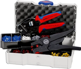 Knipex Crimpzange inkl. Aderendhülsen-Sortiment inkl. Systainer