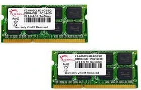 G.Skill SQ Series SO-DIMM 8GB Kit, DDR2-800, CL6-6-6-18