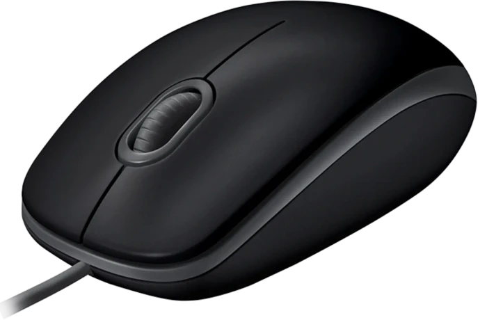 Logitech OEM B110 Silent Mouse schwarz, USB