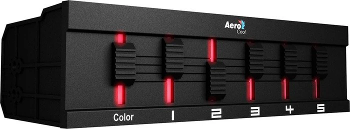 AeroCool F5XT, 5.25" Lüftersteuerung 5-Kanal