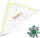 Aristo TZ-Dreieck 32.5cm, mit Holzgriff, transparent (AR1648T)