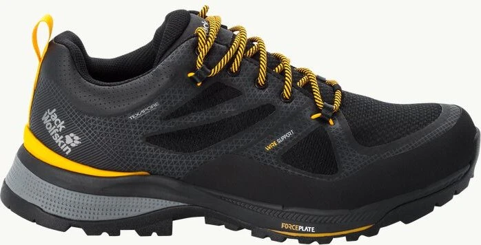 Jack Wolfskin Force Striker Texapore Low black/burly yellow xt (Herren)