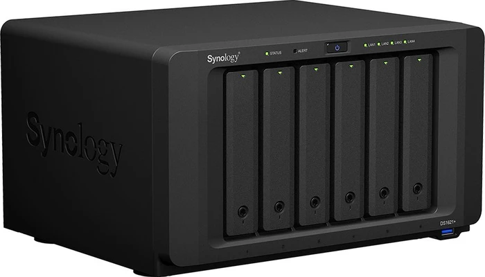 Synology DiskStation DS1621+ 100TB, 4GB RAM ECC, 4x RJ-45 1000Base-T, 3x USB-A 3.0